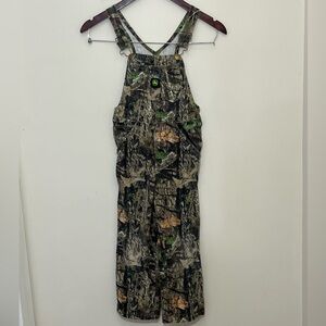 John Deere Little Boy's Camo Bib Overalls Size 7